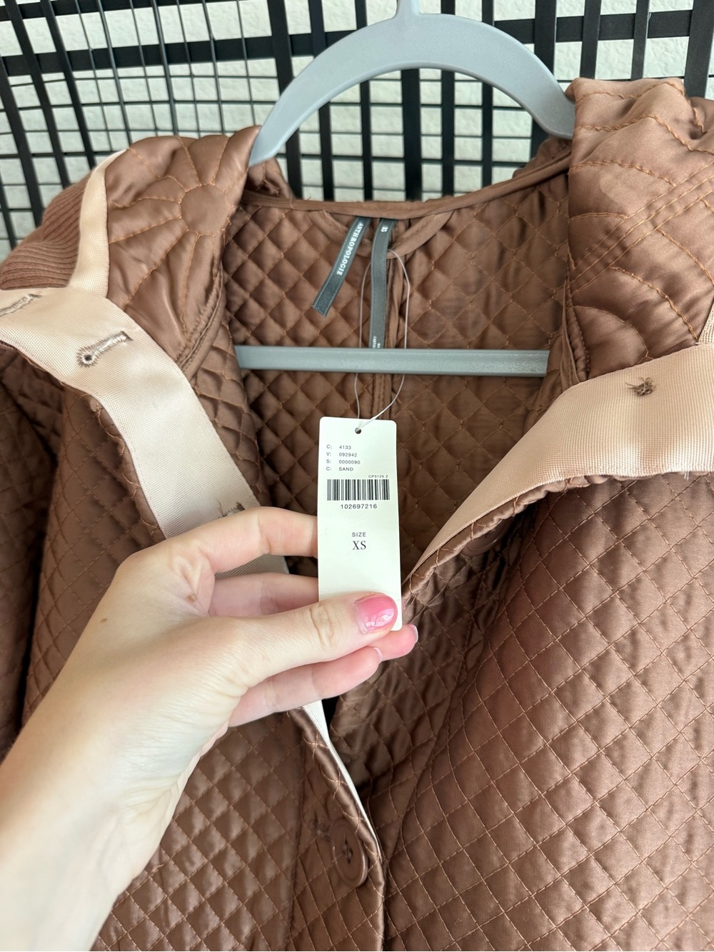 Anthropologie Embroidered Hooded Anorak Coat - Picture 4 of 9